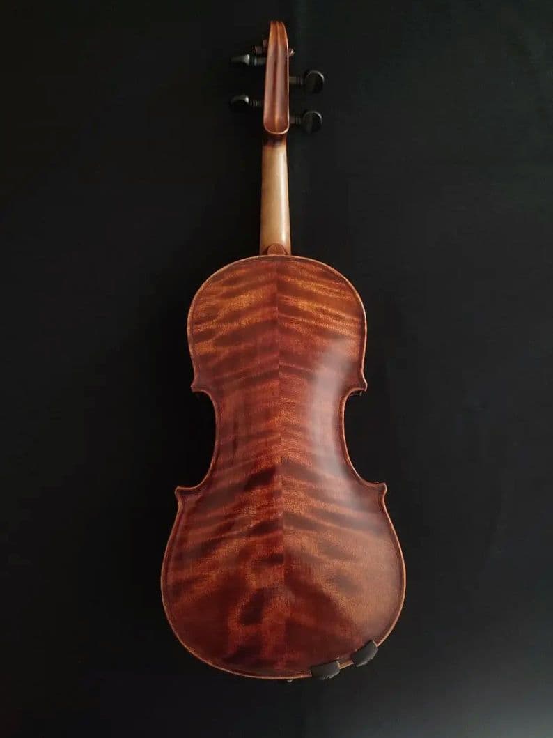 バイオリン　アンティークジャーマン１/2　弦・駒新品交換済　弓・ケース・肩当付属