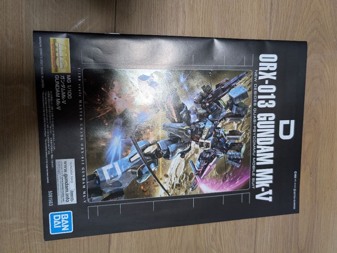 【未開封品】MG 1/100 ガンダムMk-V（マークファイブ）