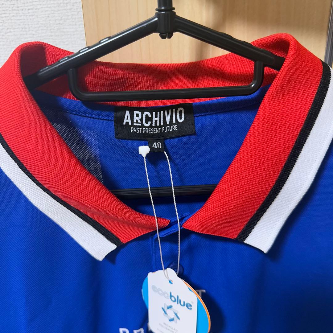 ARCHIVIO 青 ポロシャツ 48