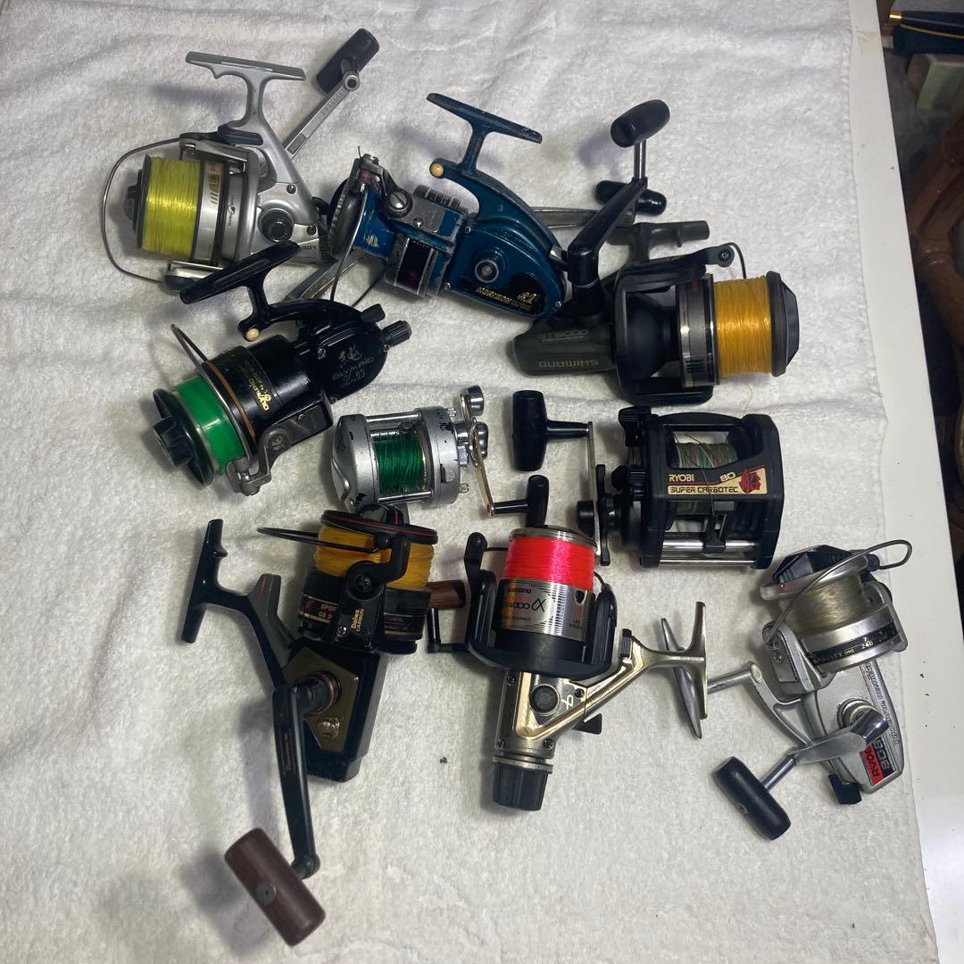 フィッシングリール 9個セット