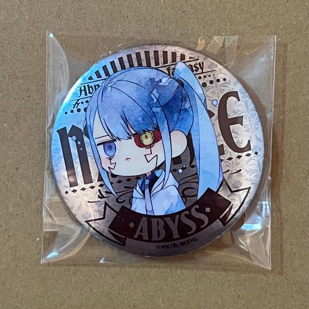 マッシュル アビス 激眠 メタリック缶バッジ