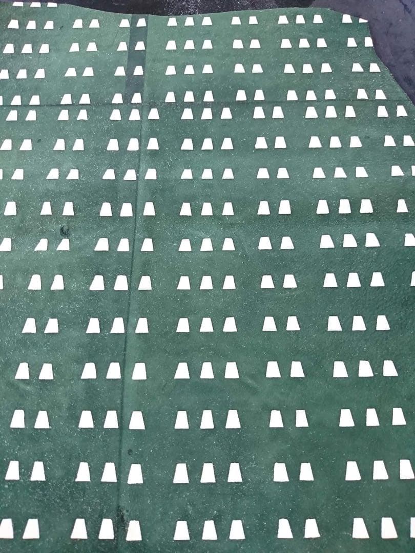 柄見本画像　鹿革　絵革　鎧　甲冑　具足　武具