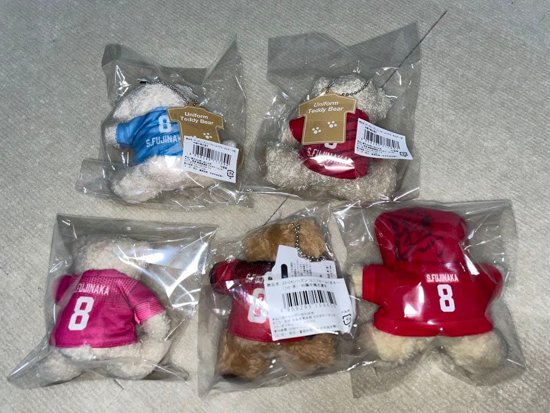 サントリーサンバーズ大阪 藤中颯志 ユニフォームくまキー ベアキー