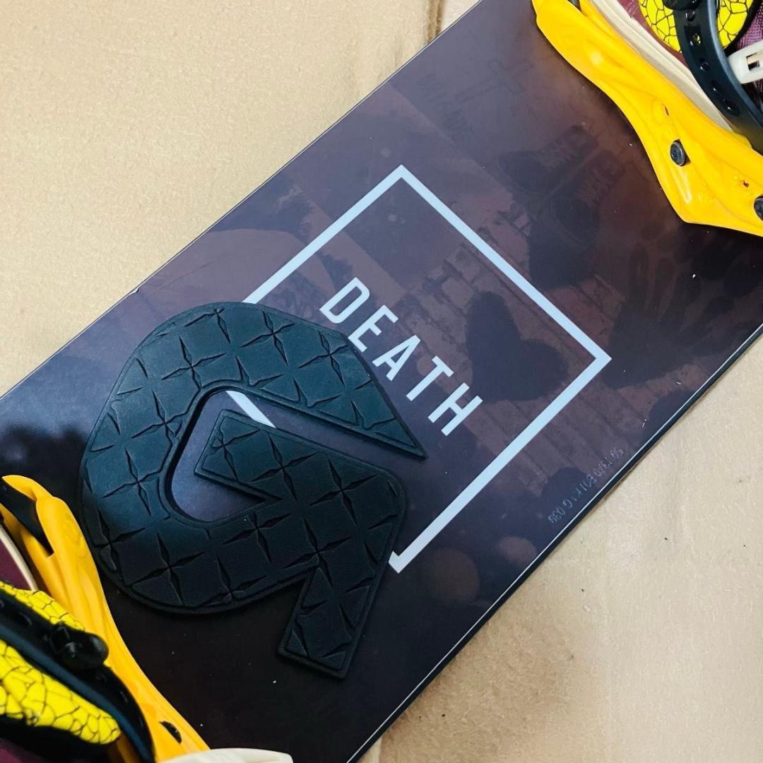 DEATH LABEL FLUX BURTON 137cm スノーボード 3点