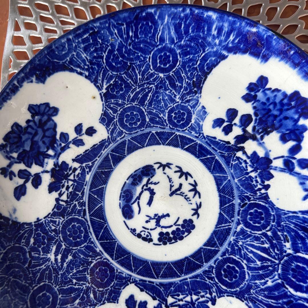 古砥部焼　絵皿