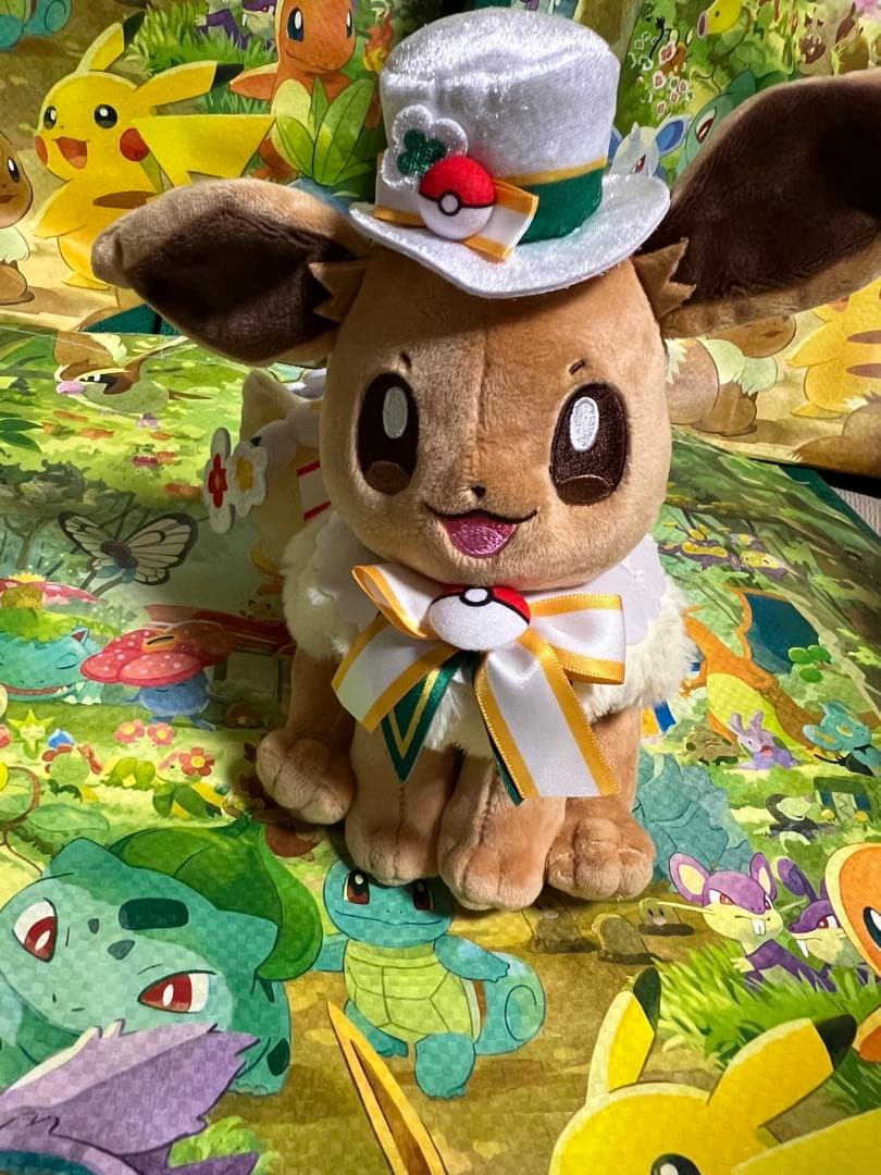 ポケパークカントー　 ショップ　限定 イーブイ　ぬいぐるみ5体セット