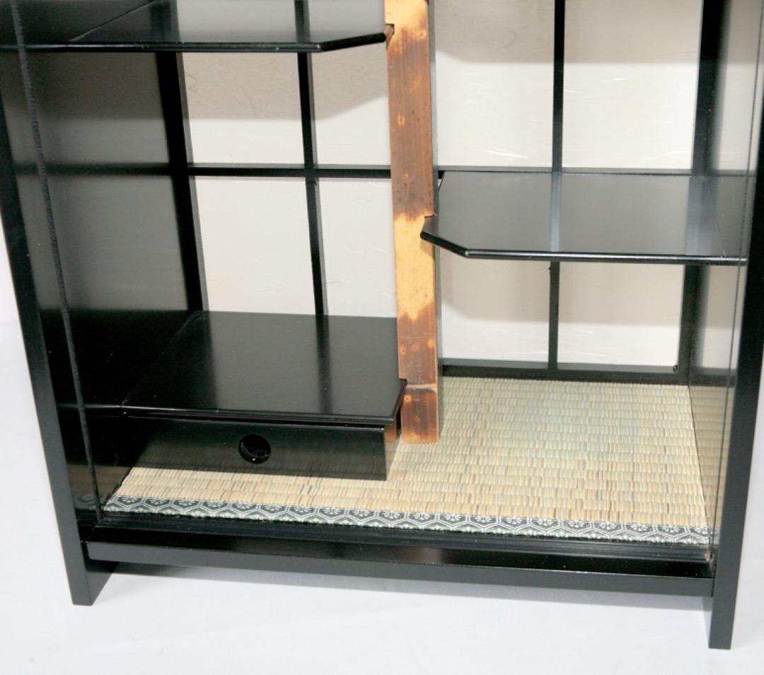 1610　春日茶棚揃（ガラス引違戸付）