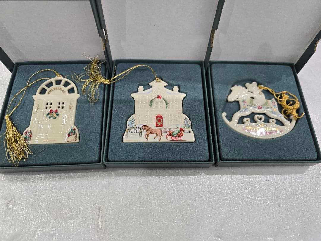 MT579 レノックス LENOX オーナメント クリスマスなど 3個セット