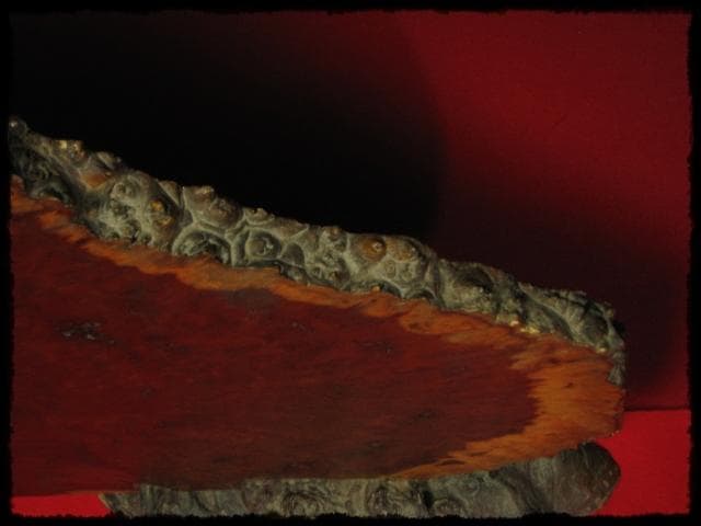 大型 花梨 玉杢 瘤 衝立 結界 置物 一枚板 天然木 間仕切 玄関飾 e58