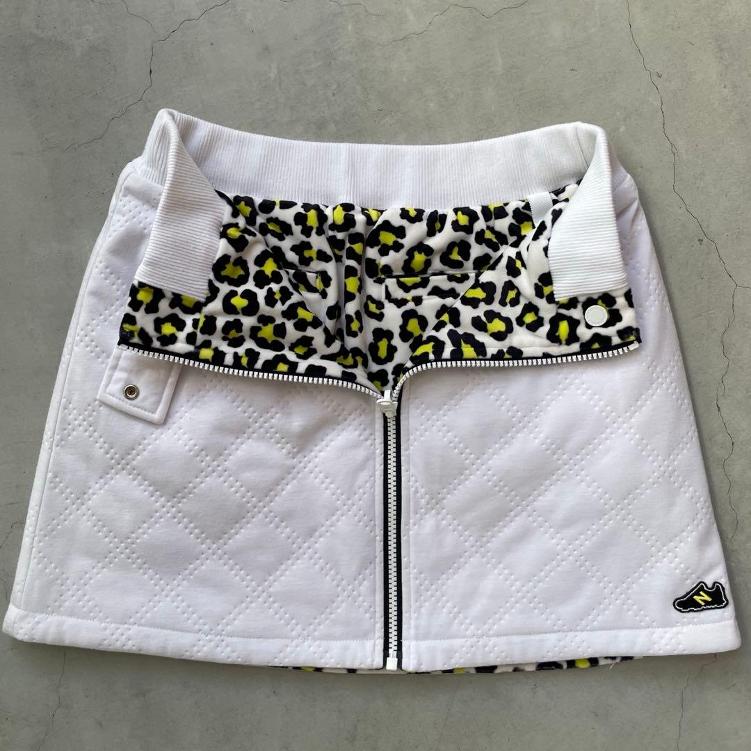 【美品】New Balance GOLF リバーシブル中綿スカート ０ ゴルフ