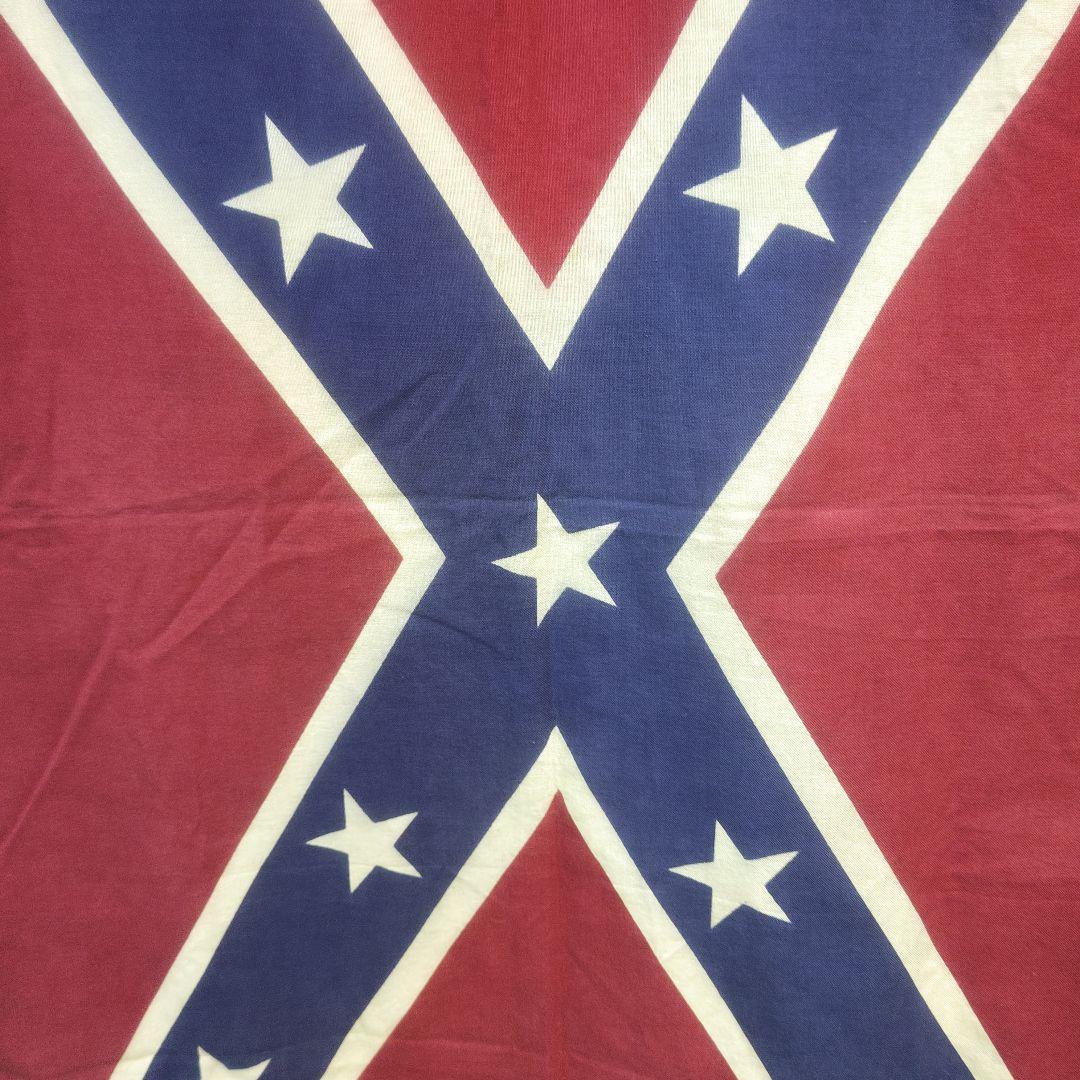 大型 ビンテージ 南軍旗フラッグ サザンクロス アメリカMADE IN USA