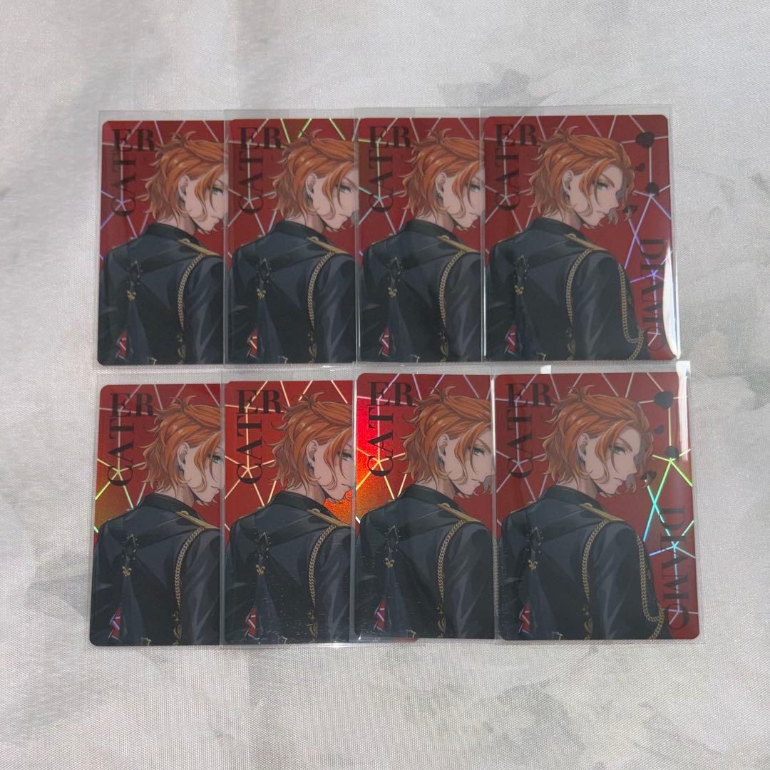 ツイステ　ブレイジングジュエル オーロラカード ポップアップ　8枚　ケイト