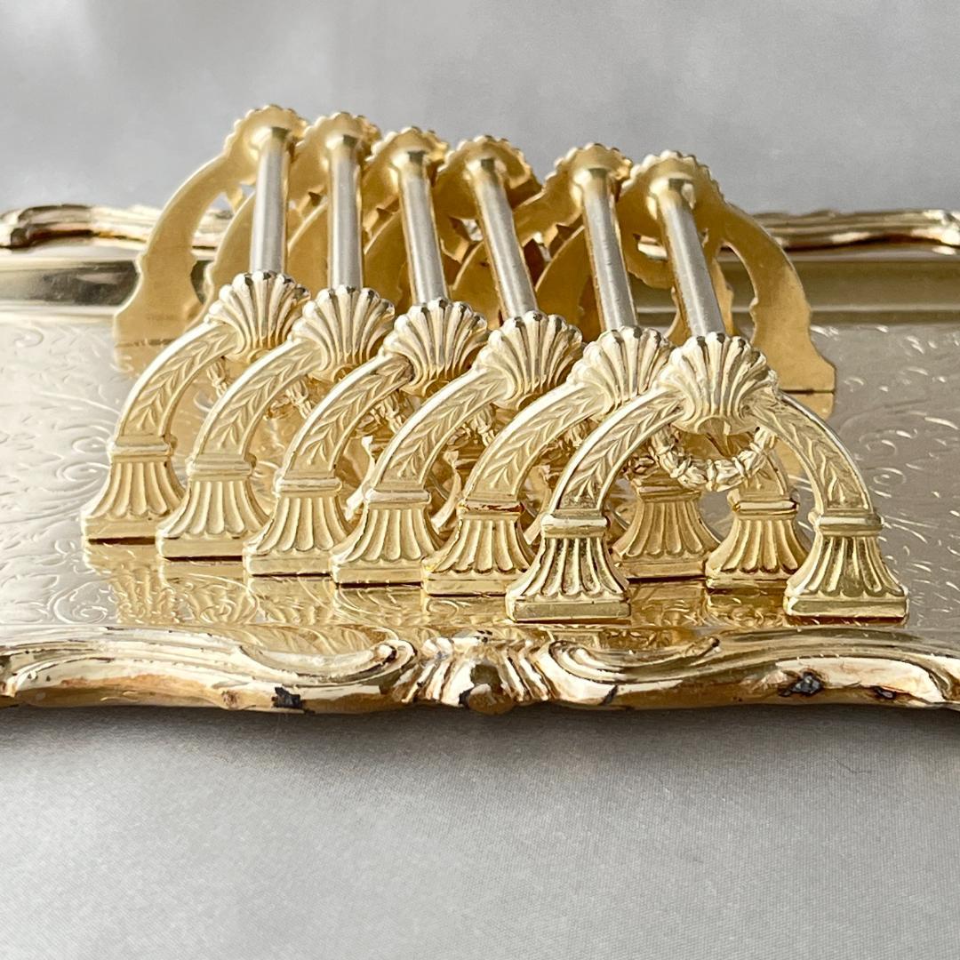 【仏蘭西】 帝政様式 ナイフレスト / カトラリーレスト 6個組