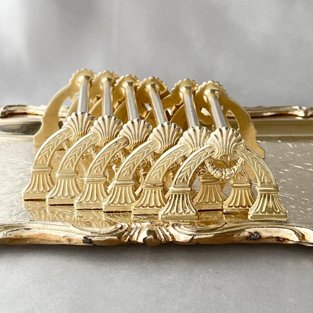 【仏蘭西】 帝政様式 ナイフレスト / カトラリーレスト 6個組