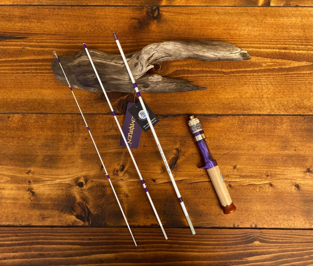 超軽量　トラウトロッド　4ft6inch グラスロッド　渓流釣り　パックロッド