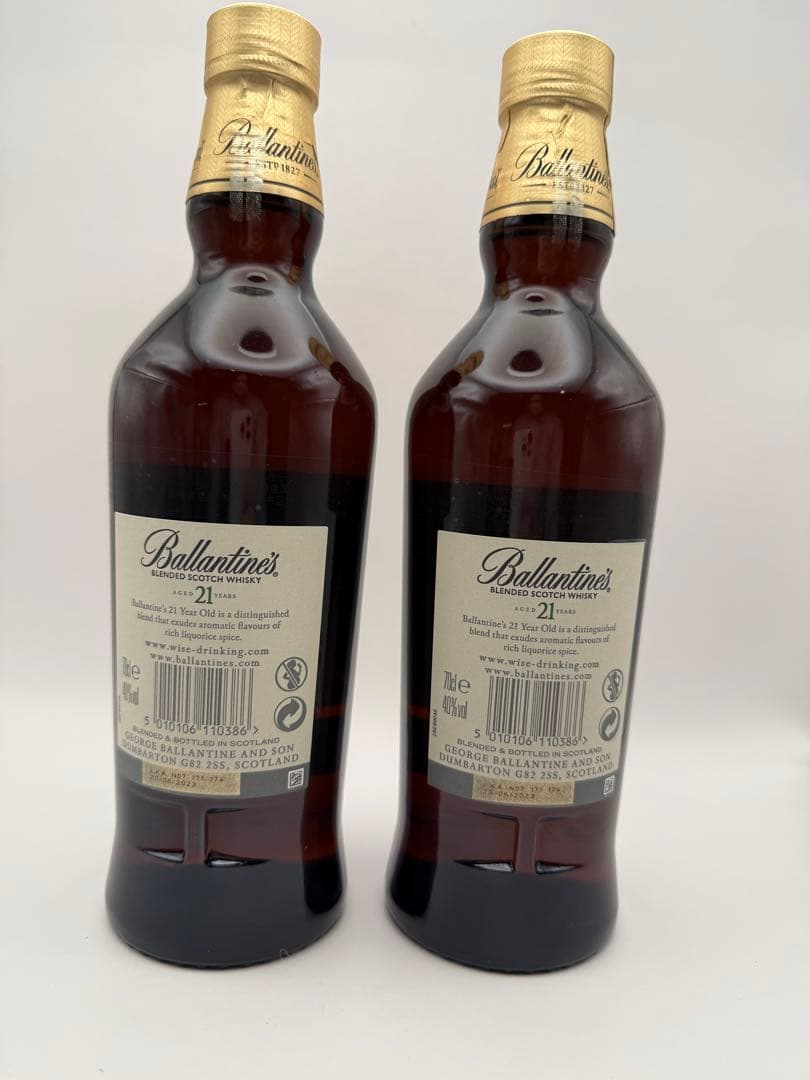 Ballantine's 21年 ブレンデッドスコッチウイスキー 2本セット