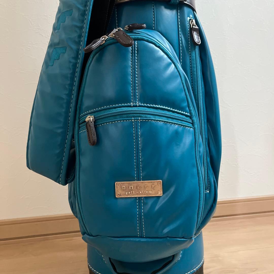 【オノフ　ONOFF】キャディバッグ　ゴルフバッグ　ゴルフクラブセット　青色