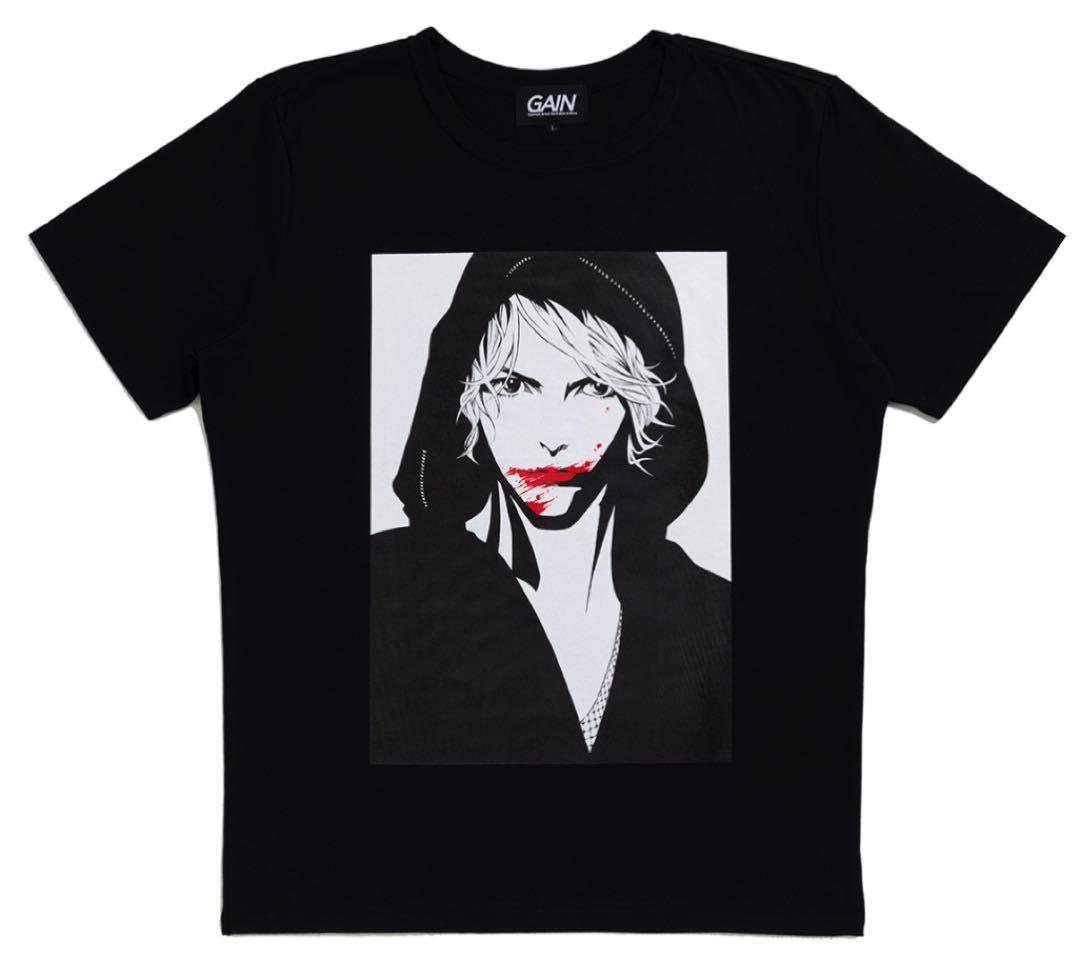 HYDE x 上條淳士　コラボレーションTシャツ GAIN アートプリントT