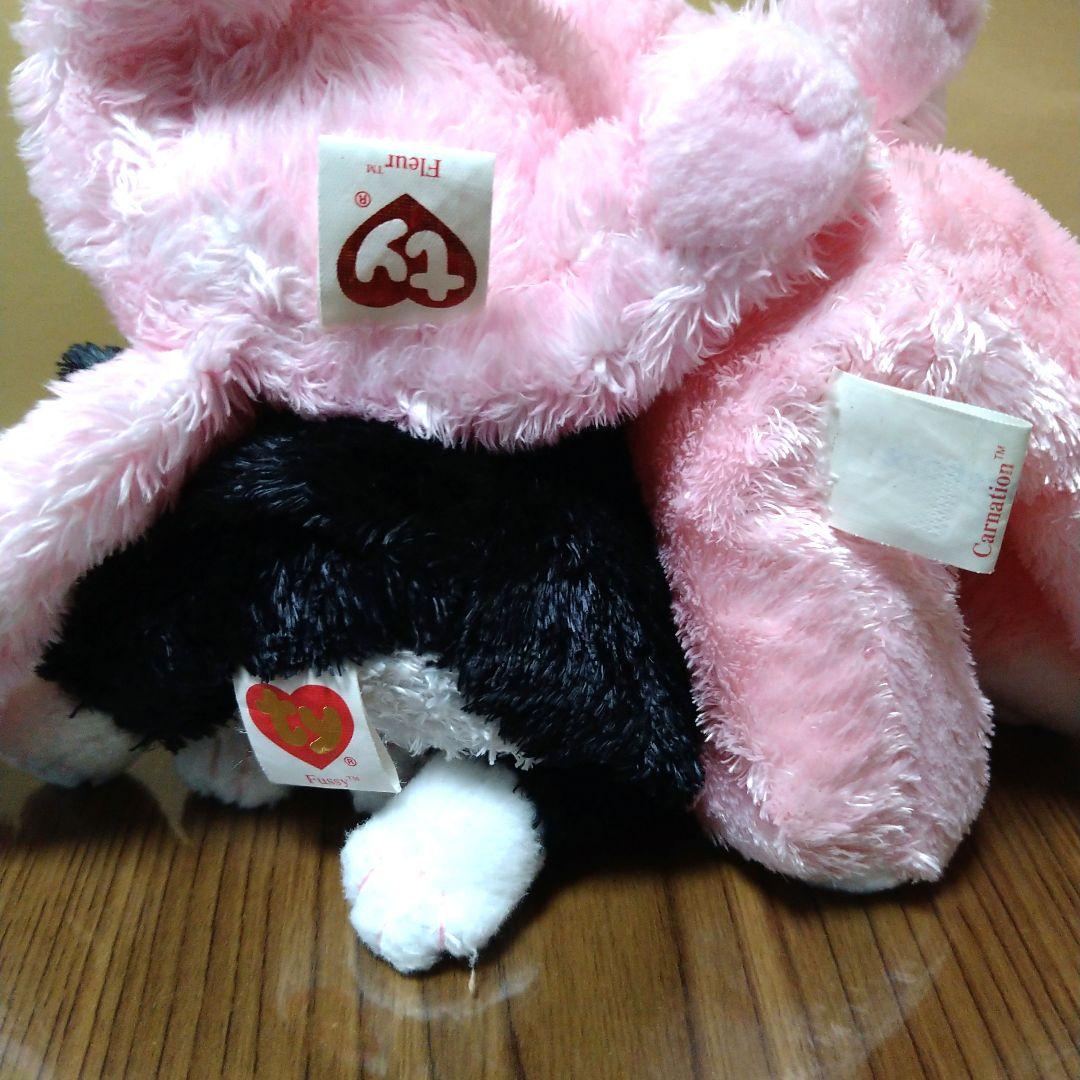 ty ぬいぐるみ ネコ ビーニーベイビーズ ハートタグ無し 猫 ねこ 3体