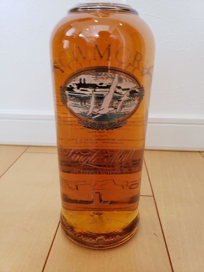 【希少】ボウモア BOWMORE 12年 シルクプリント カモメラベル 未開封