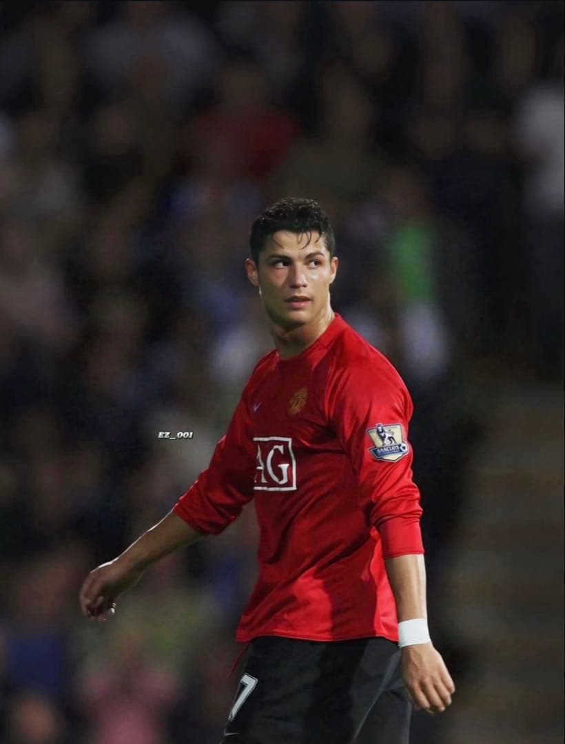 【美品】マンチェスターユナイテッド 07-08 ホーム 長袖ユニフォーム