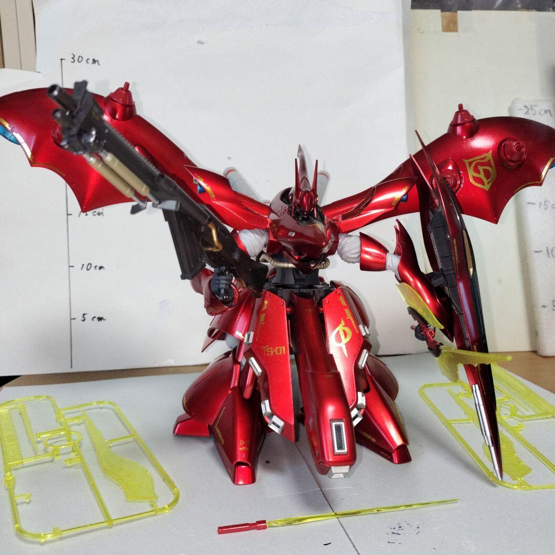 D*C様 HG 1/144 ナイチンゲール 塗装完成品 逆襲のシャア ガンプラ