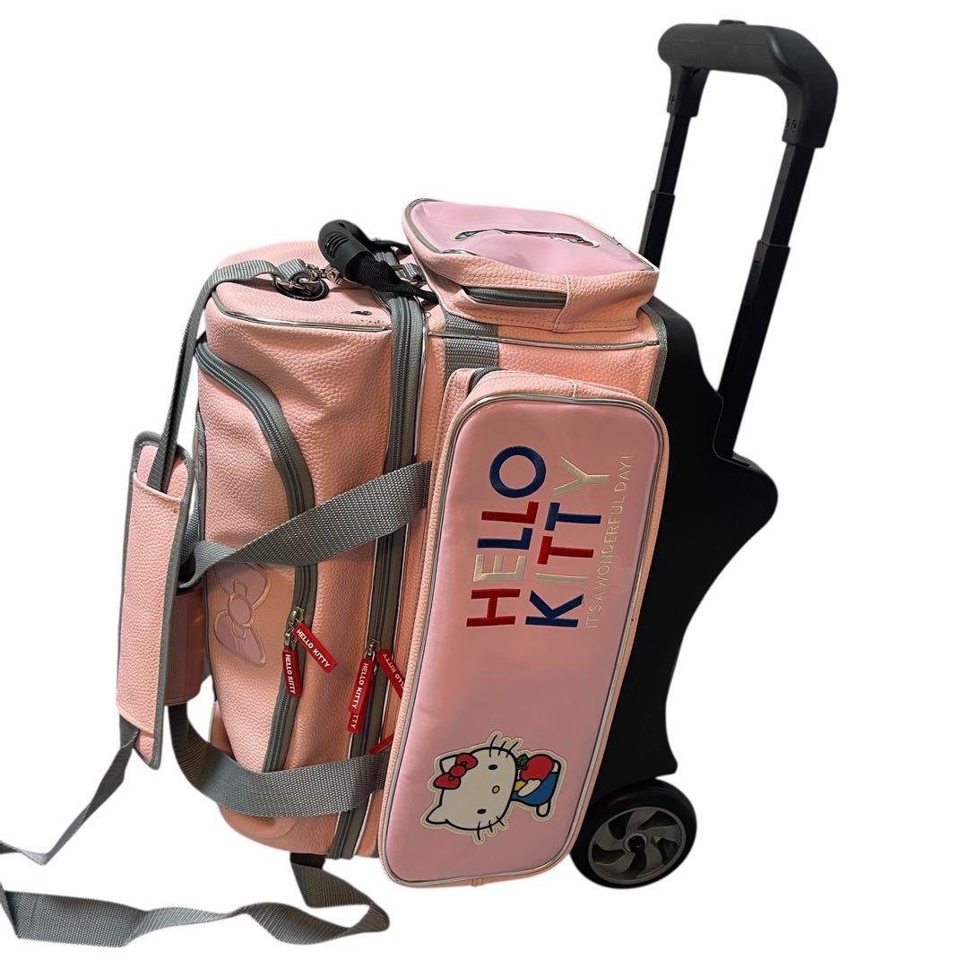 ハローキティ　ボーリングキャリーバッグ　ピンク