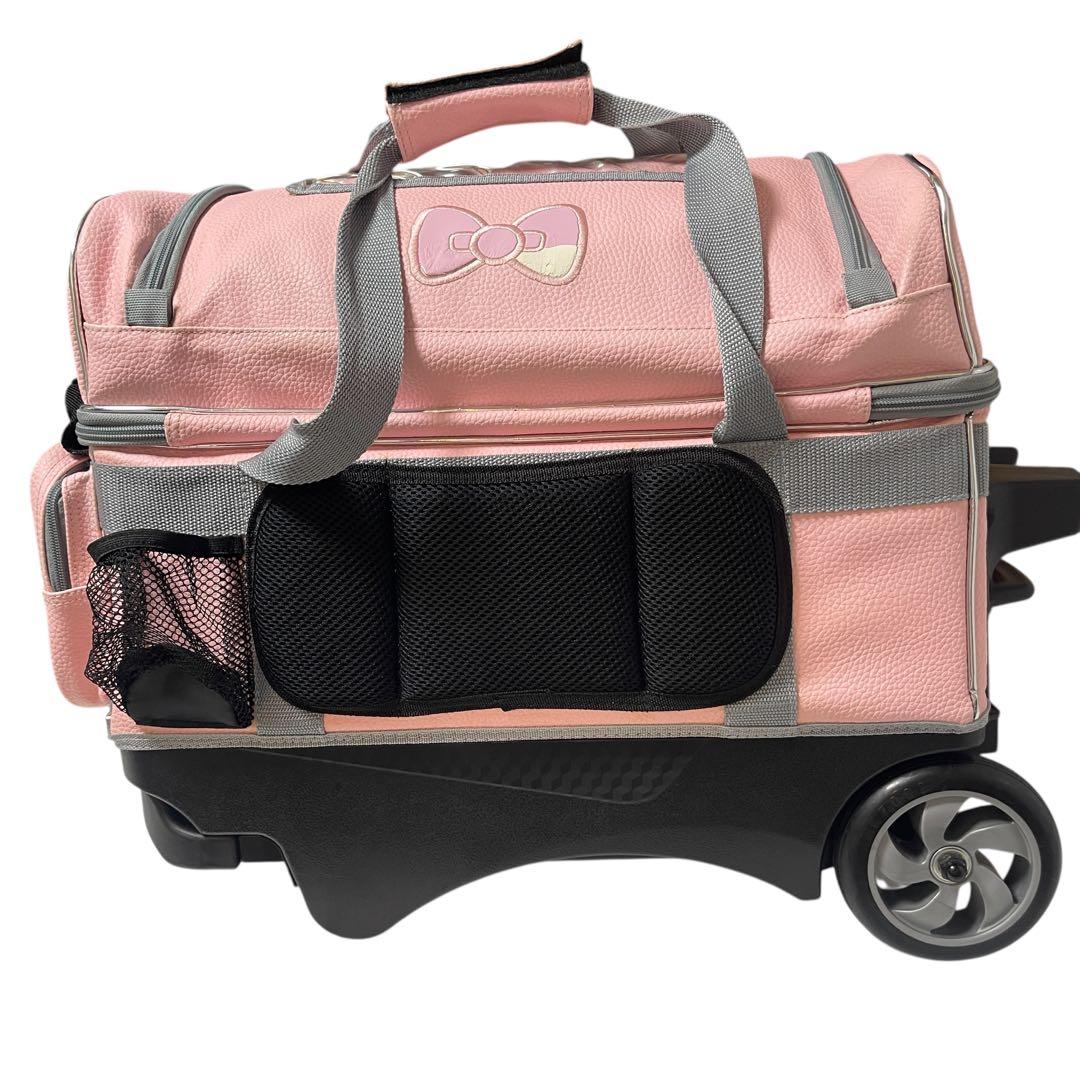 ハローキティ　ボーリングキャリーバッグ　ピンク