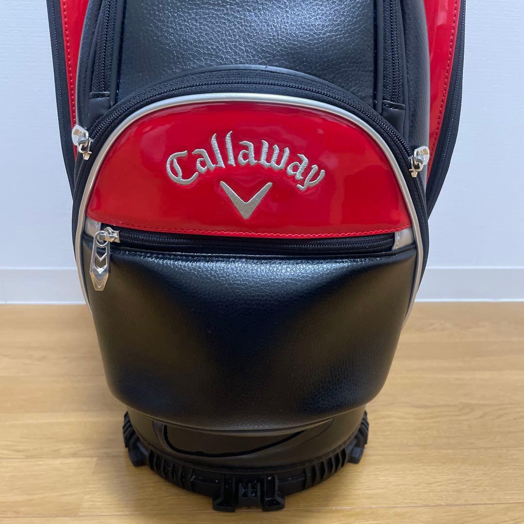【週末限定値下げ】キャロウェイ キャディバッグ BLACK&RED 9.5型