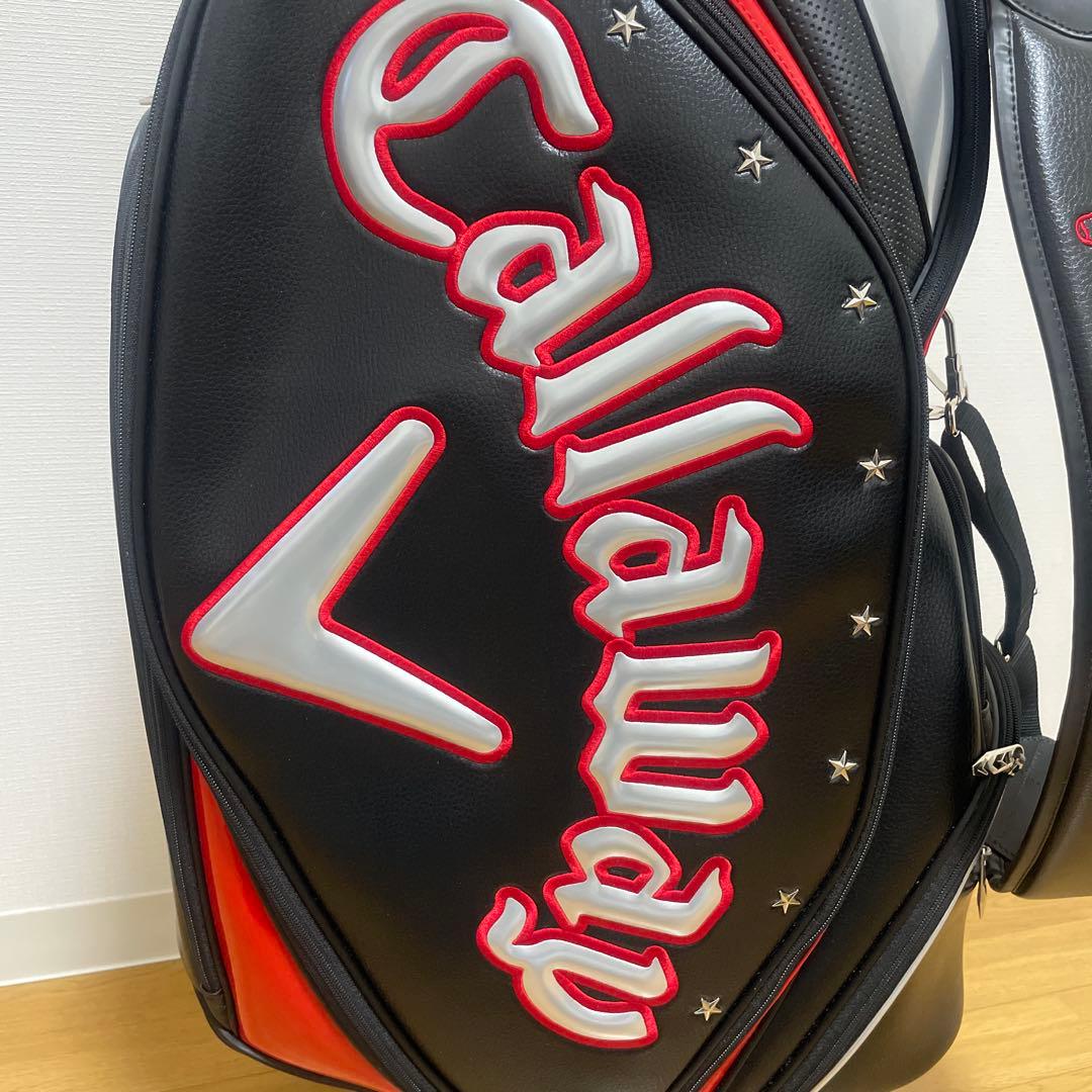 【週末限定値下げ】キャロウェイ キャディバッグ BLACK&RED 9.5型