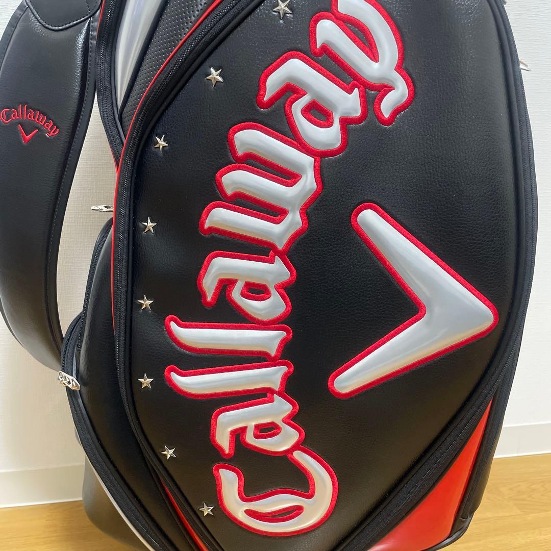 【週末限定値下げ】キャロウェイ キャディバッグ BLACK&RED 9.5型