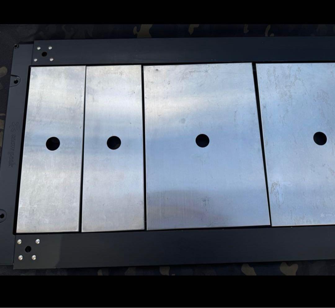 こ*ち様 週末限定値下げ！　スノーピーク　IGTブラック　4ユニット　天板、収納