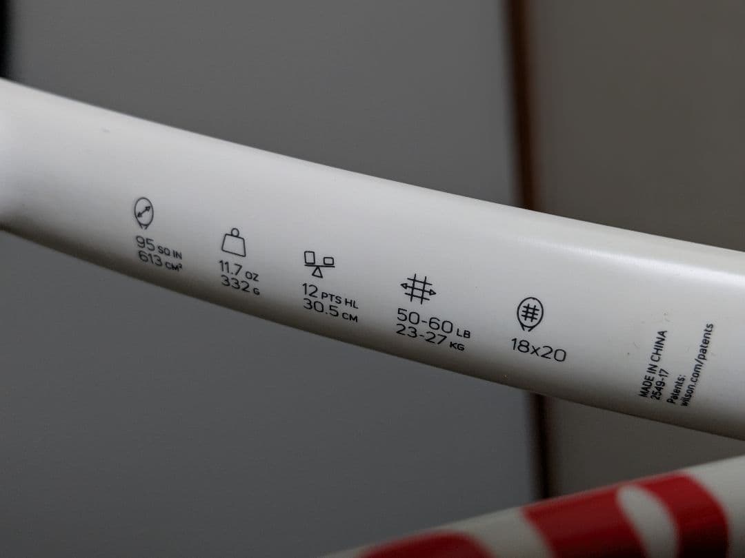 ラケット(硬式用) Wilson Pro Staff Six.One 95 G3