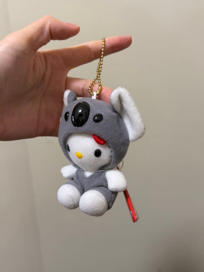 ハローキティラベンダー 北海道 あひる コアラ着ぐるみマスコット 3点セット