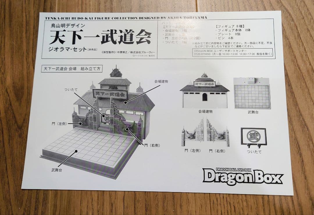 【新品】ドラゴンボール 天下一武道会 ジオラマセット【未使用】+特製看板