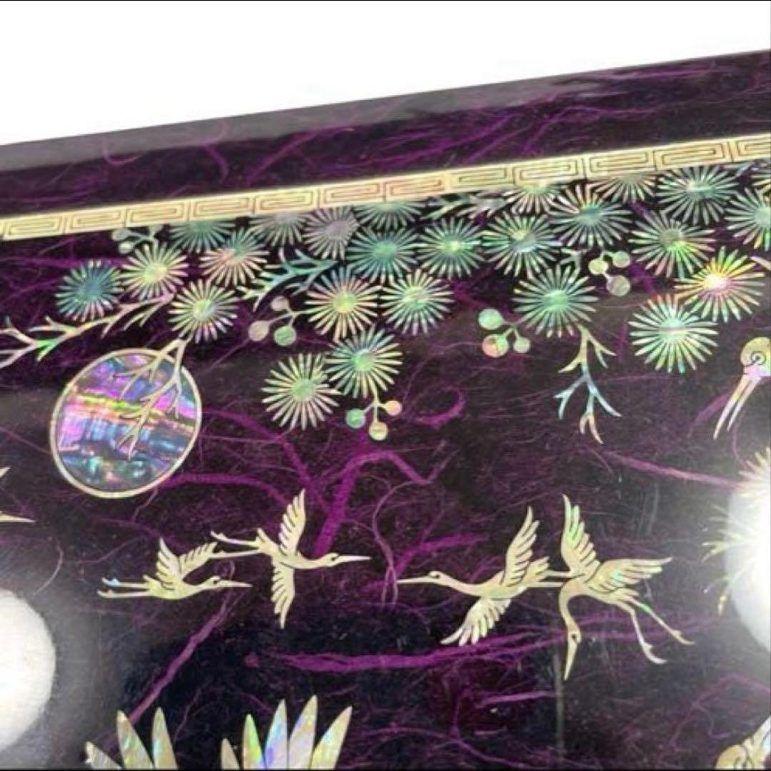 美しい✨ 韓国　螺鈿細工 漆器 小物入れ 宝石箱ジュエリーボックス伝統工芸