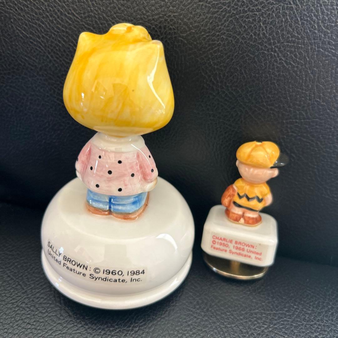 プラ！激レア！最終値下げ！スヌーピー オルゴールセットアンティーク