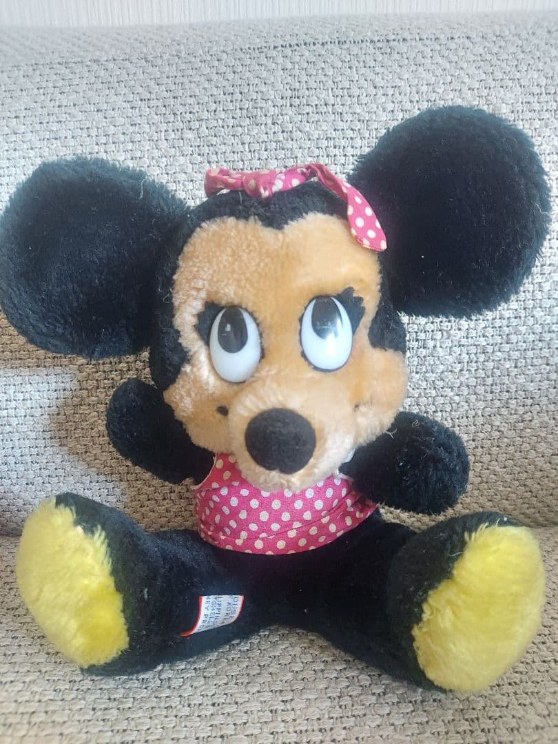 ディズニー　ミッキー　ミニー　ぬいぐるみ　アメリカ　レトロ　ヴィンテージ