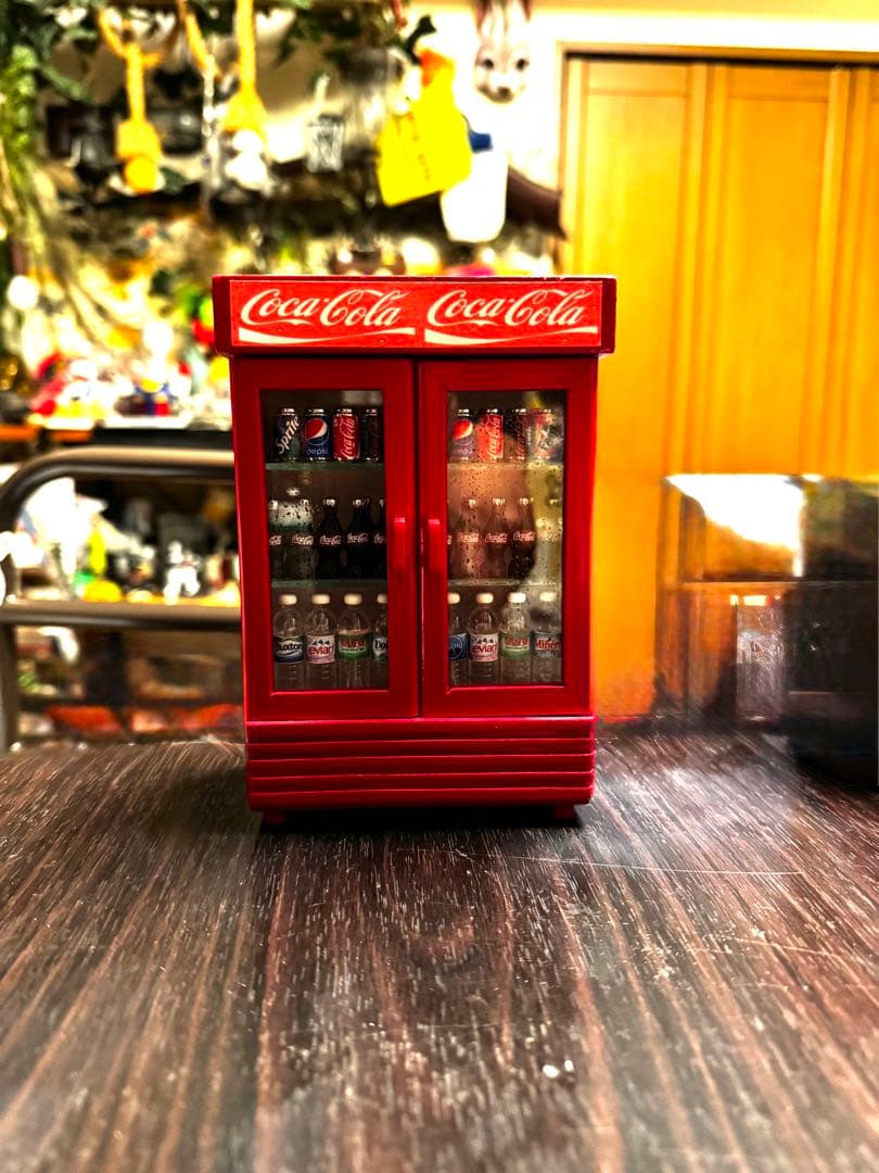 【ワニマ】コカ・コーラ：ヴィンテージスタイル・ウッドスレッドオーナメント