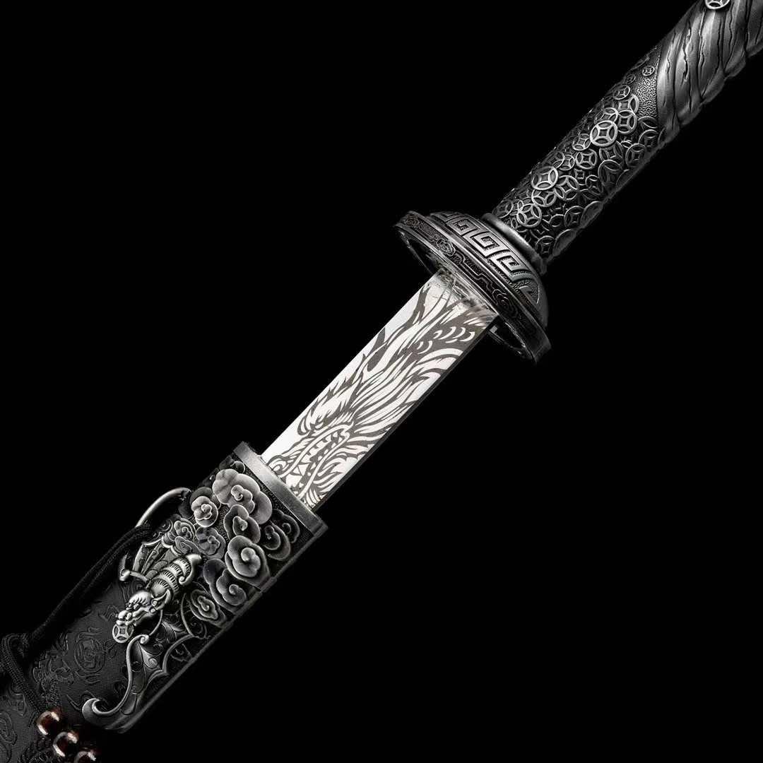 蝙蝠 苗刀 長尺 刀装具 日本刀 模造刀 武具 舞踊刀 古兵器