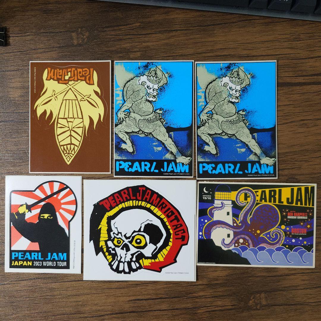 Pearl Jam / ステッカー(6枚)