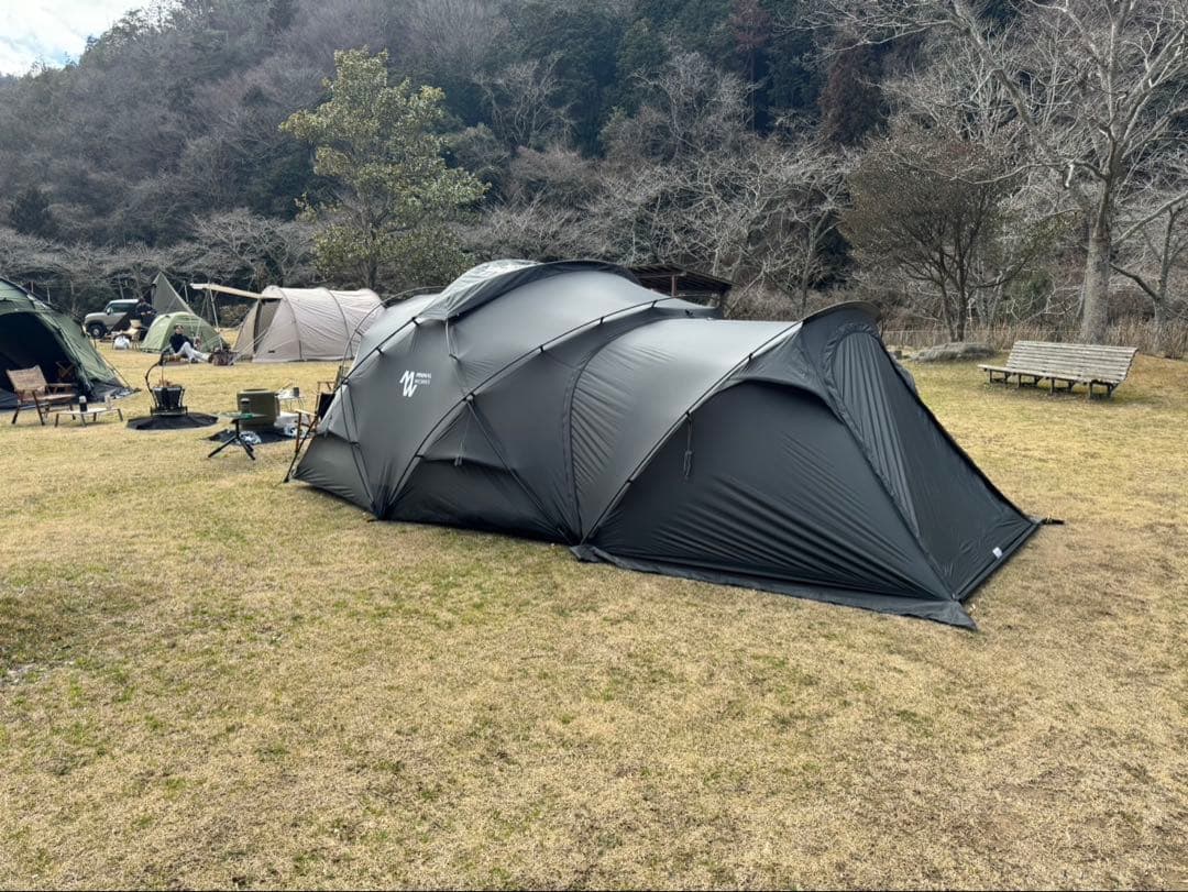 ミニマルワークス シェルターG チャコール　ベスタ・TPU・メッシュ×2