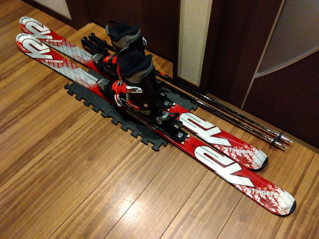 美品【ハイエンド】K2 学生・男女兼用/スキーフルセット・メンテ・WAX済み✔