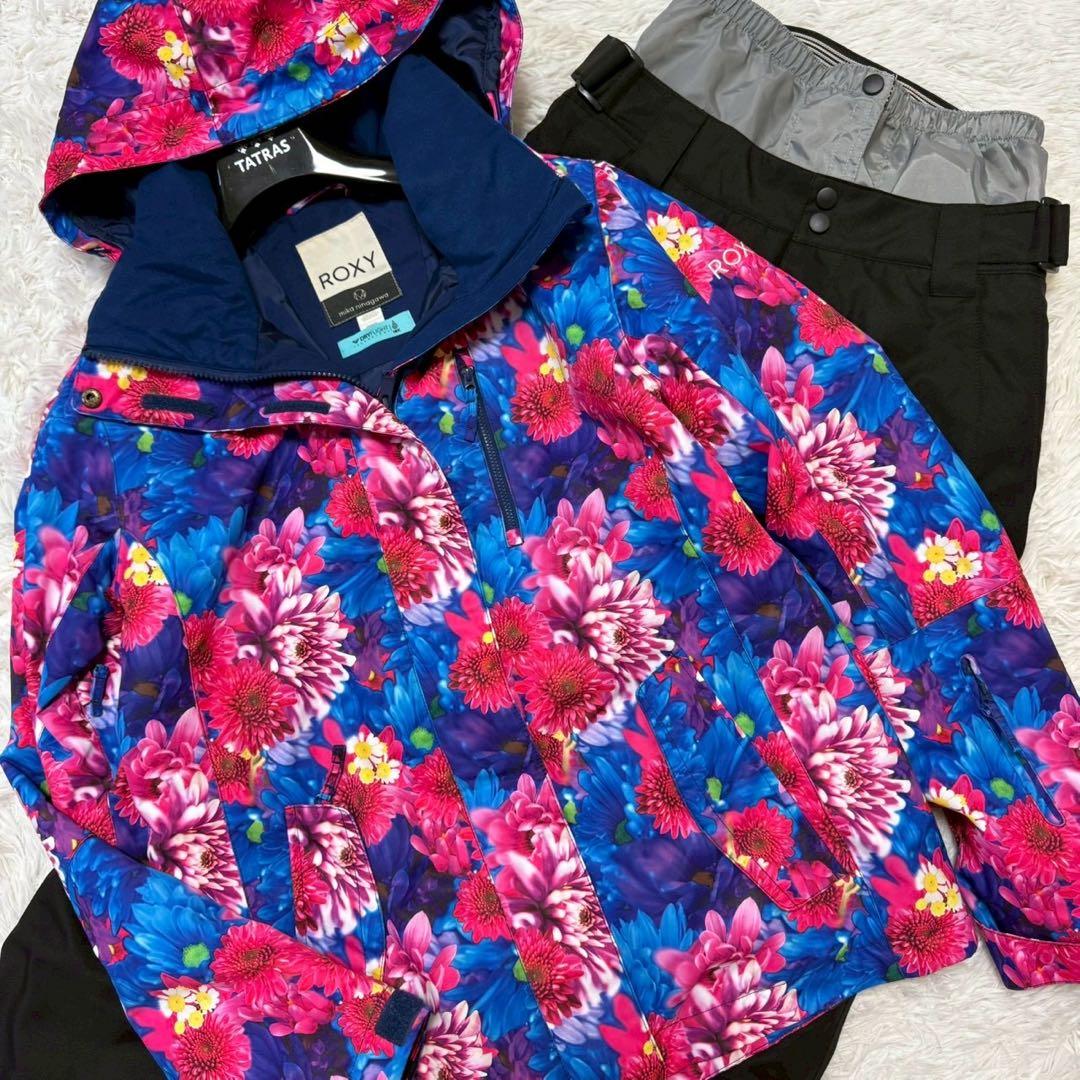蜷川実花コラボ/極美品✨ロキシー スキーウェア スノボ セットアップ 上下M