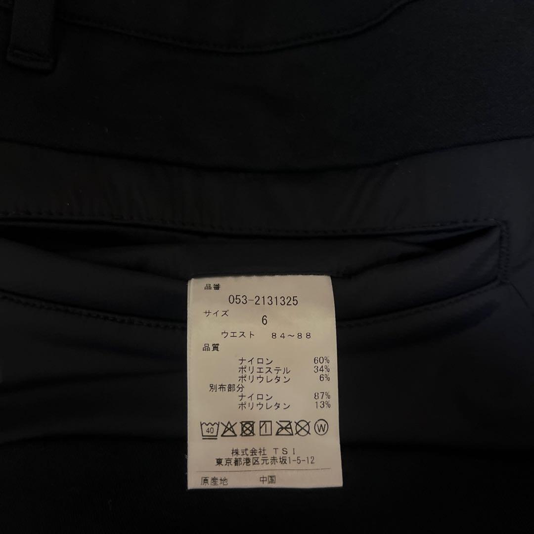 パーリーゲイツ　サイズ6 超ストレッチ　ジョガーパンツ　ブラック　ジャージパンツ