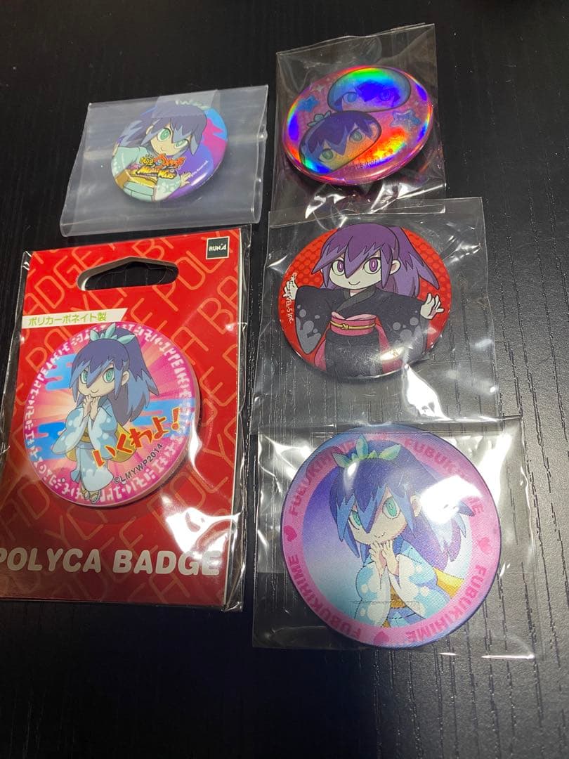 ふぶき姫　百鬼姫　缶バッジ　セット