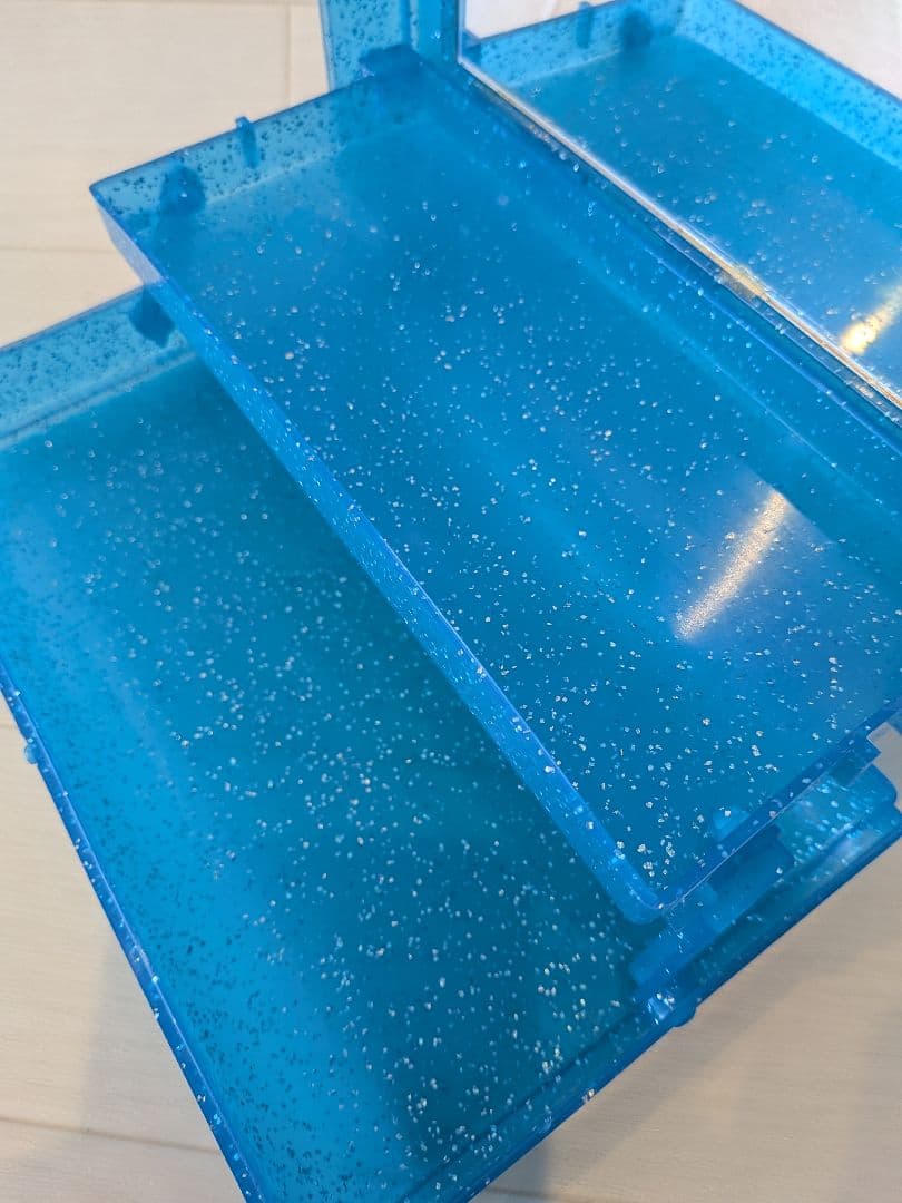 希少　ハローキティ　2段　ミラー付きBOX　収納　小物入れ　2000　エンジェル