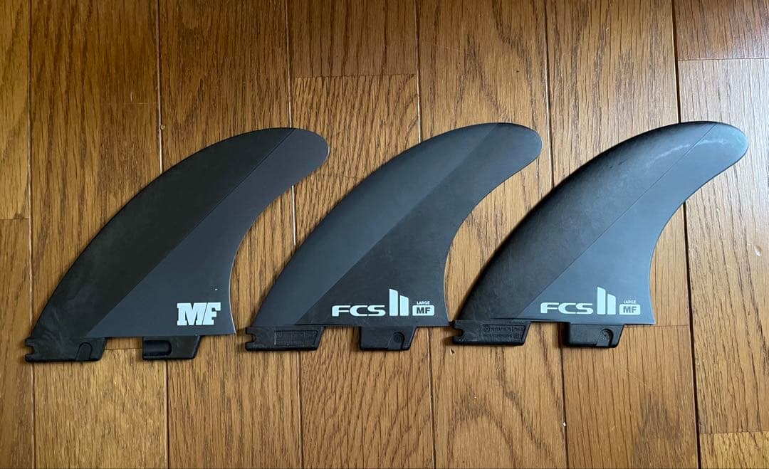 FCS MFフィン LARGE NEO CARBON 3枚セット