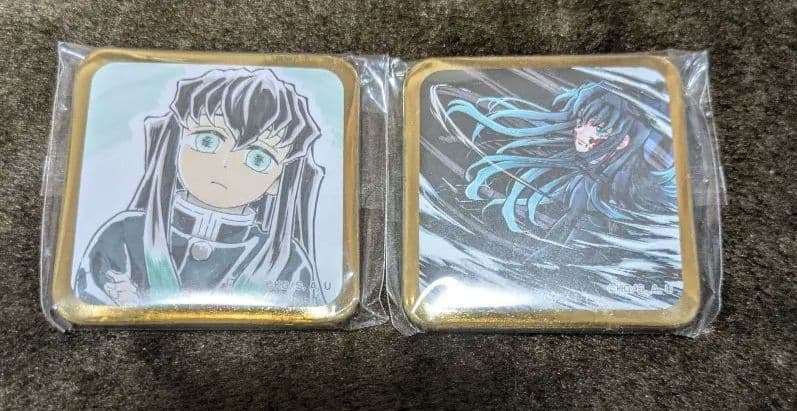 鬼滅の刃 無一郎 ダイニング スクエア 缶バッジ お楽しみくじ