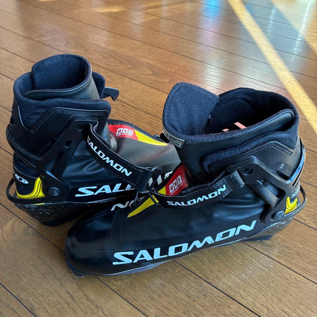 SALOMON スキー用ブーツ ブラック/イエロー